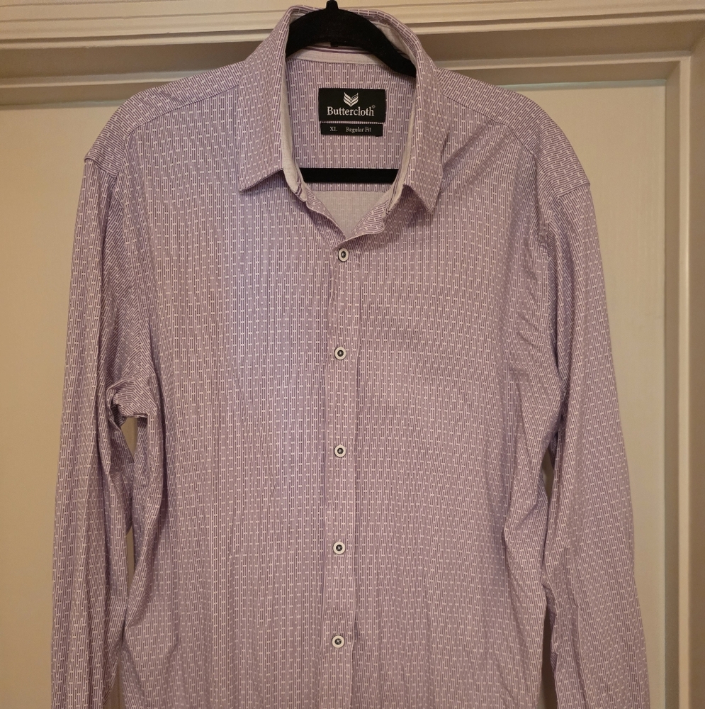 Buttercloth Icy Cotton Men's Button Down Shirt